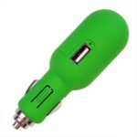 Carregador Dual Universal USB Car (DC 12V / 24V) - Verde