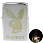 Isqueiro Playboy Metal Escovado