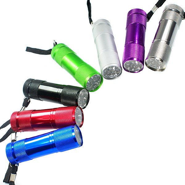Lanterna LED branco 7 embaladas